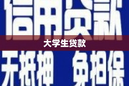 高安大学生贷款