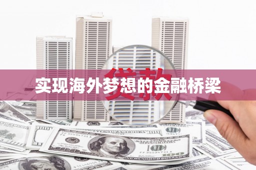 高安实现海外梦想的金融桥梁