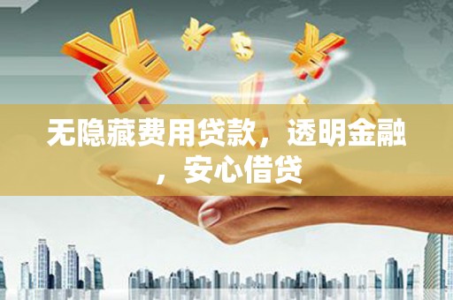 高安无隐藏费用贷款，透明金融，安心借贷