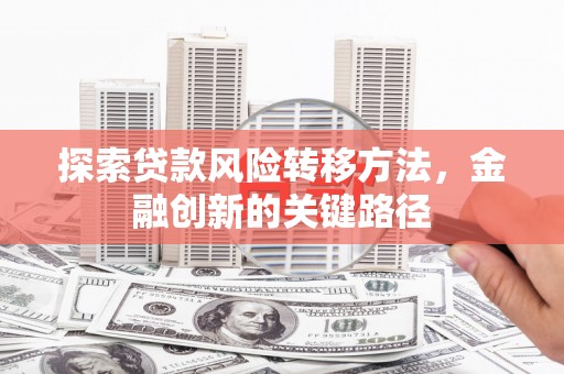 高安探索贷款风险转移方法，金融创新的关键路径