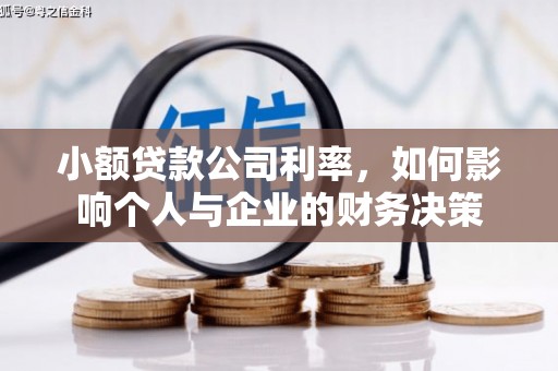 高安小额贷款公司利率，如何影响个人与企业的财务决策