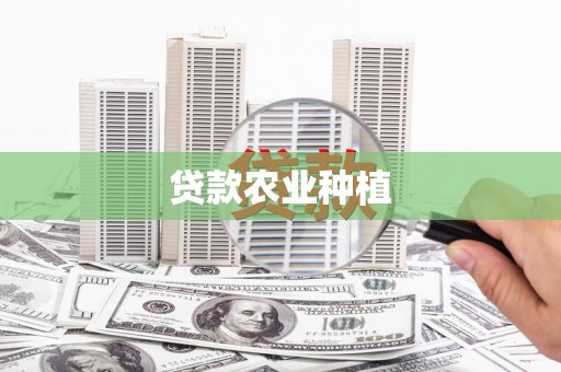 高安贷款农业种植