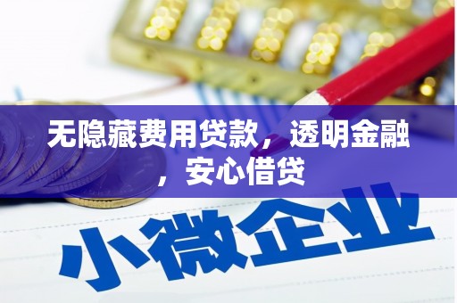 高安无隐藏费用贷款，透明金融，安心借贷