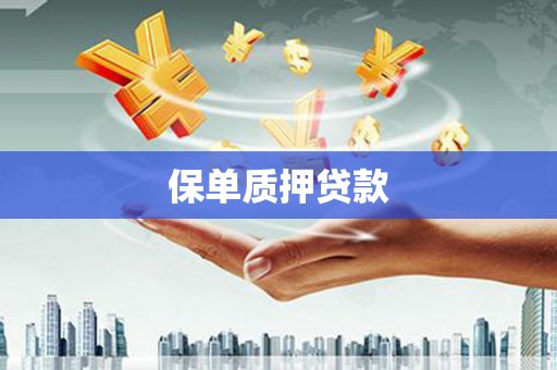 高安保单质押贷款