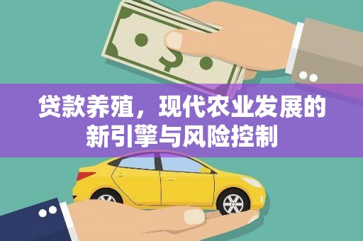 高安贷款养殖，现代农业发展的新引擎与风险控制