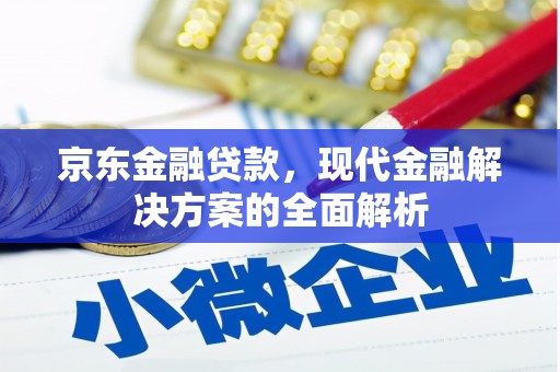 高安京东金融贷款，现代金融解决方案的全面解析