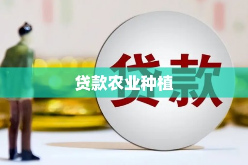 高安贷款农业种植
