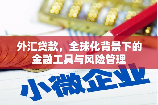 高安外汇贷款，全球化背景下的金融工具与风险管理